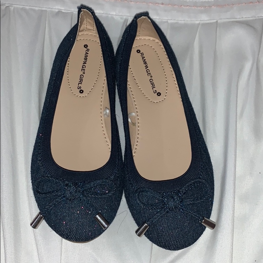 Rampage girls denim flats
